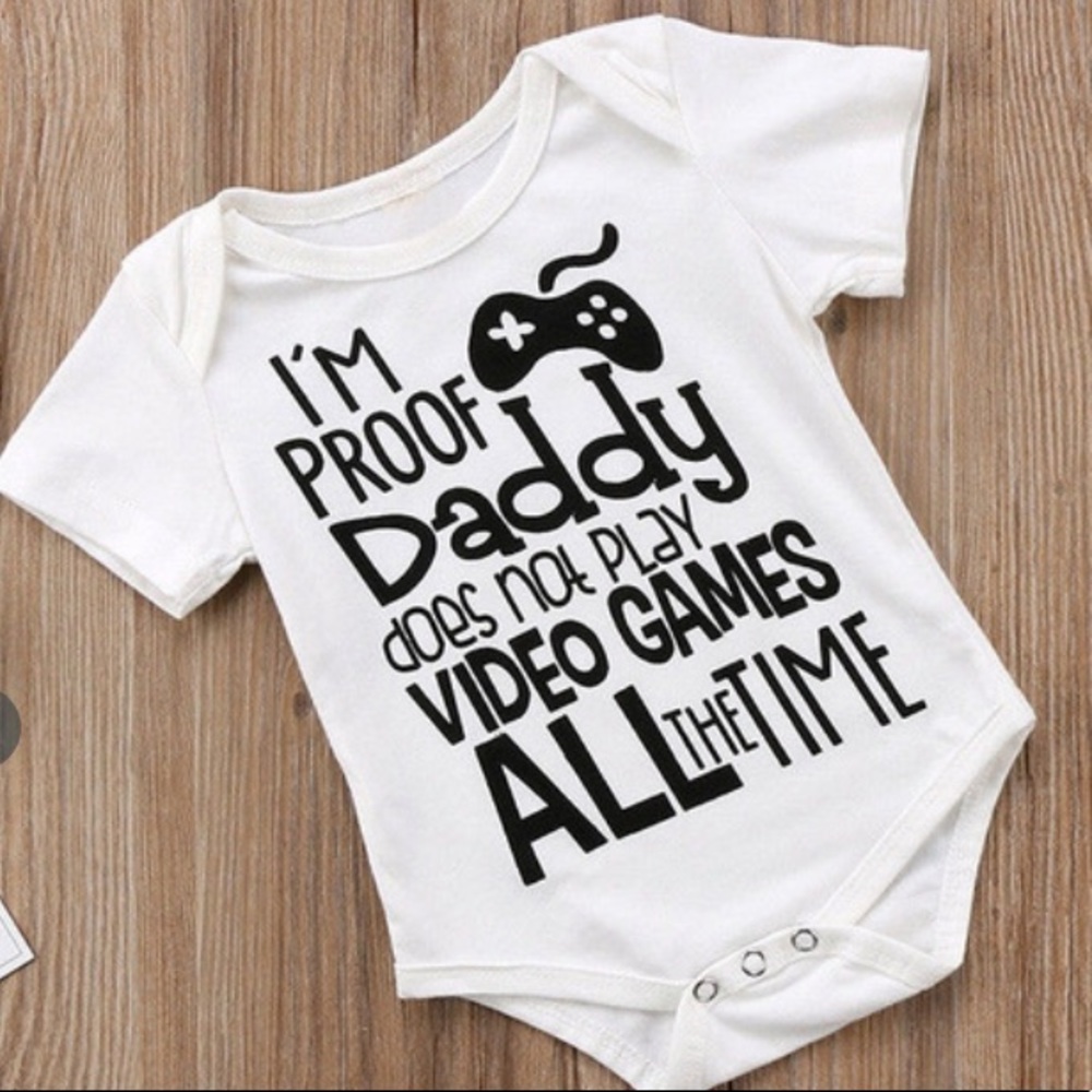 Newborn/Infant Baby Boy /Girl Short Sleeve Romper